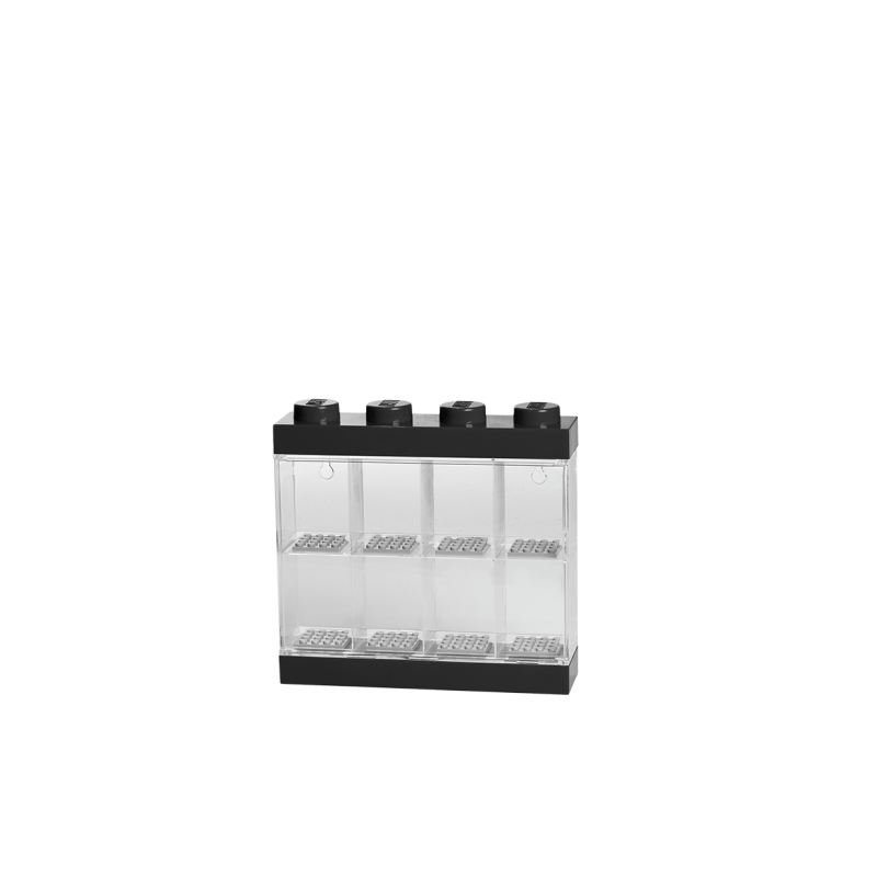 LEGO® sběratelská skříňka na 8 minifigurek - černá