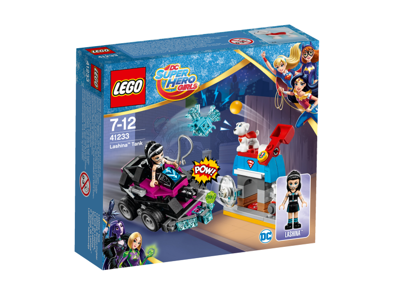 LEGO Super Hero Girls Lashina™ a vozidlo do akce 41233