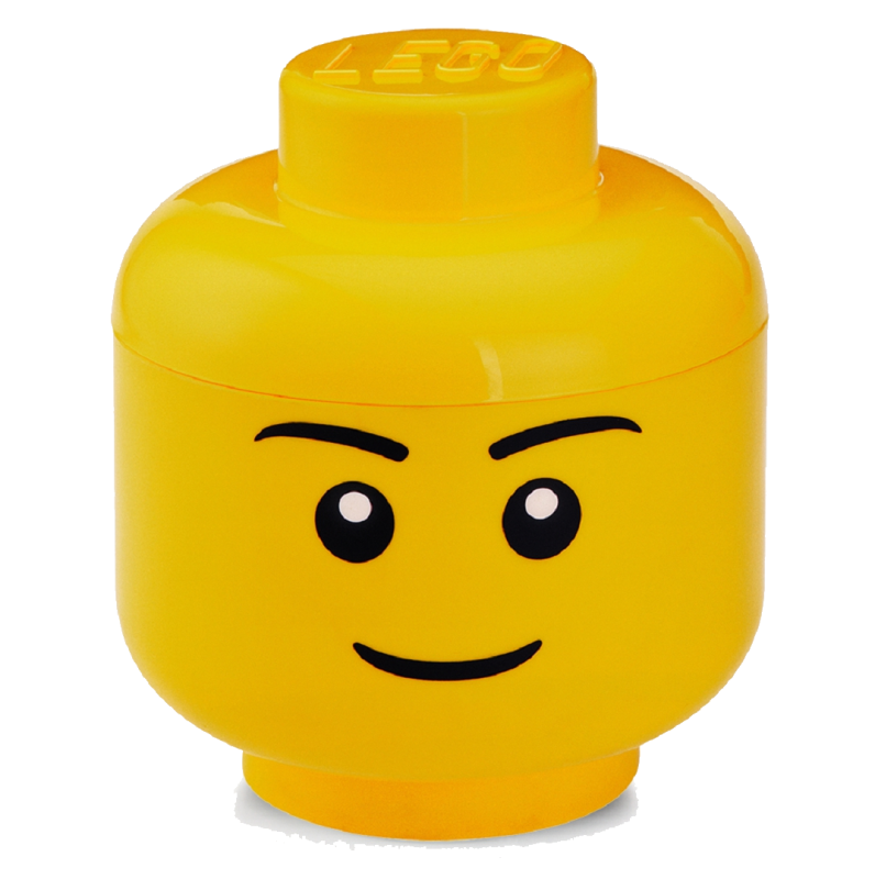 LEGO® úložná hlava (velikost L) - chlapec