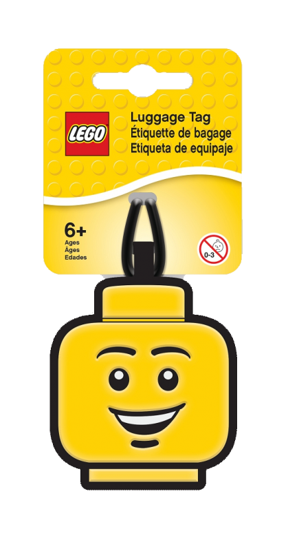 LEGO® Iconic Jmenovka na zavazadlo - hlava kluka