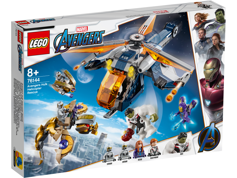 LEGO Avengers Hulk a výsadek vrtulníkem 76144