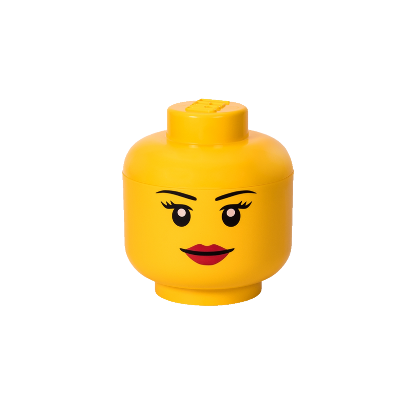 LEGO® úložná hlava (velikost L) - dívka
