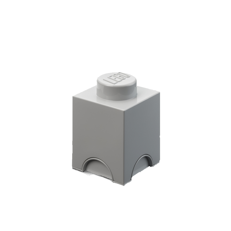 LEGO® úložný box 1 šedá