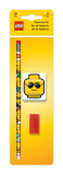 LEGO Iconic Stationery Set - tužka, ořezávátko, guma