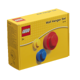 LEGO® věšák na zeď, 3ks - žlutá, modrá, červená