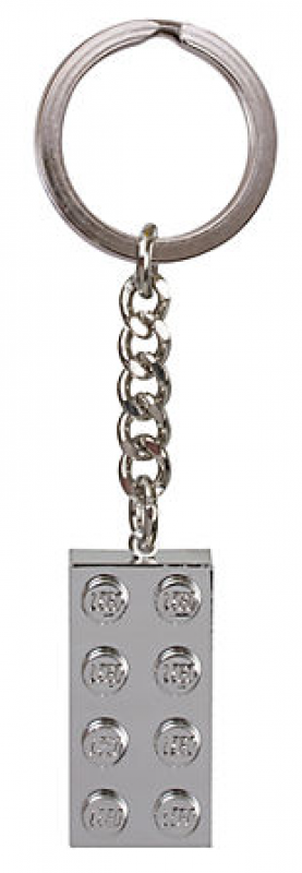 LEGO® Iconic 851406 Přívěsek na klíče – Kovová kostka