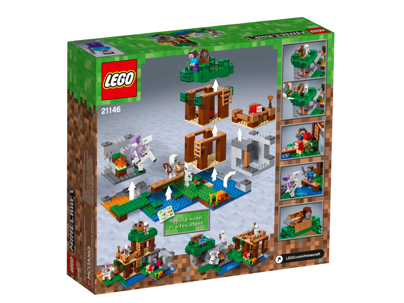 LEGO Minecraft Útok kostlivců 21146