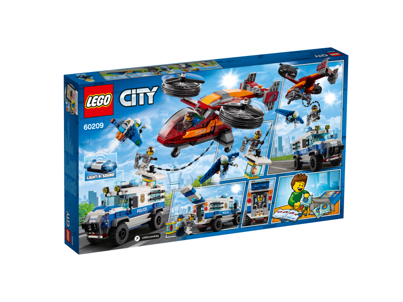 LEGO City Letecká policie a loupež diamantu 60209