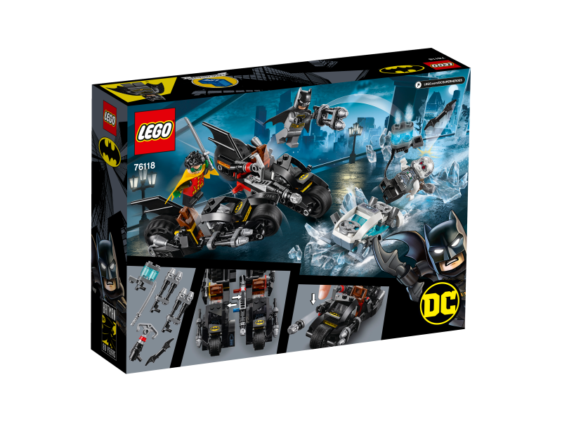 LEGO Batman Mr. Freeze™ vs. Batman na Batmotorce™ 76118