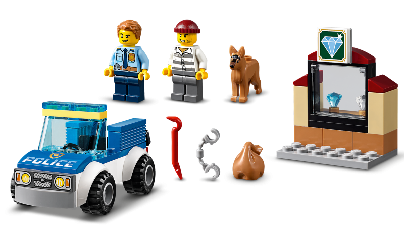 LEGO® City 60241 Jednotka s policejním psem