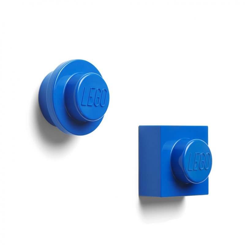 LEGO® magnetky, set 2 ks - modrá
