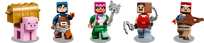 LEGO Minecraft Bitva o rudit 21163