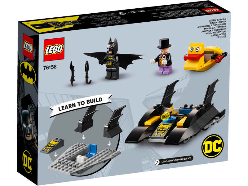 LEGO Batman Pronásledování Tučňáka v Batmanově lodi 76158