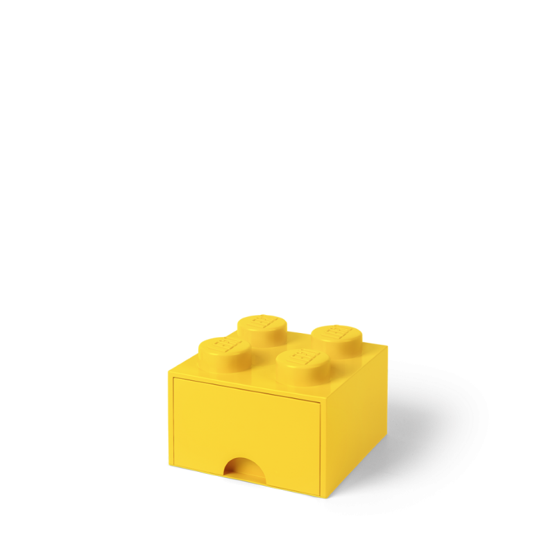 LEGO® úložný box 4 s šuplíkem žlutá