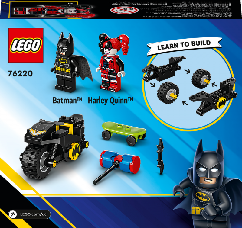 LEGO® DC Batman™ 76220 Batman™ proti Harley Quinn™