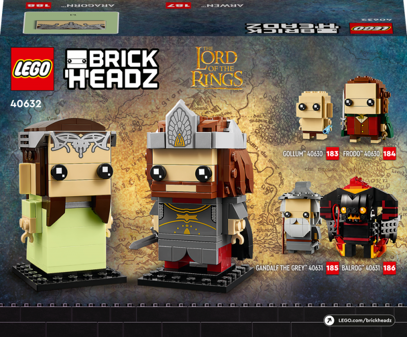 LEGO® BrickHeadz™ 40632 Aragorn™ a Arwen™
