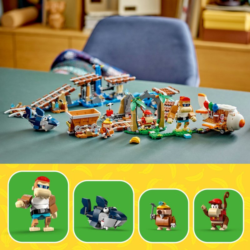 LEGO® Super Mario™ 71425 Diddy Kongova jízda v důlním vozíku – rozšiřující set
