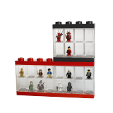 LEGO® sběratelská skříňka na 16 minifigurek - červená