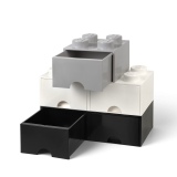 LEGO® úložný box 8 s šuplíky aqua